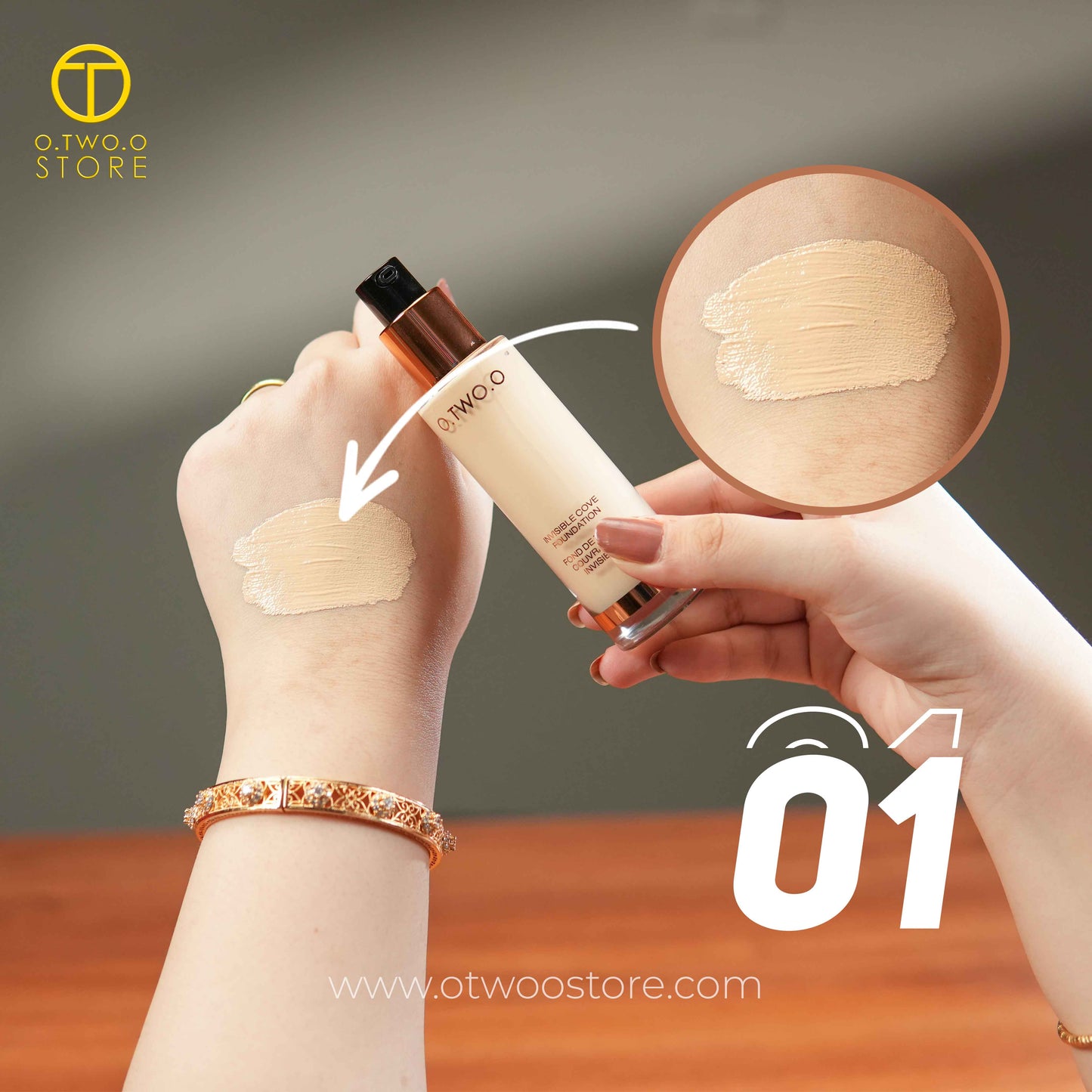 O.TWO.O Invisible Cover Foundation