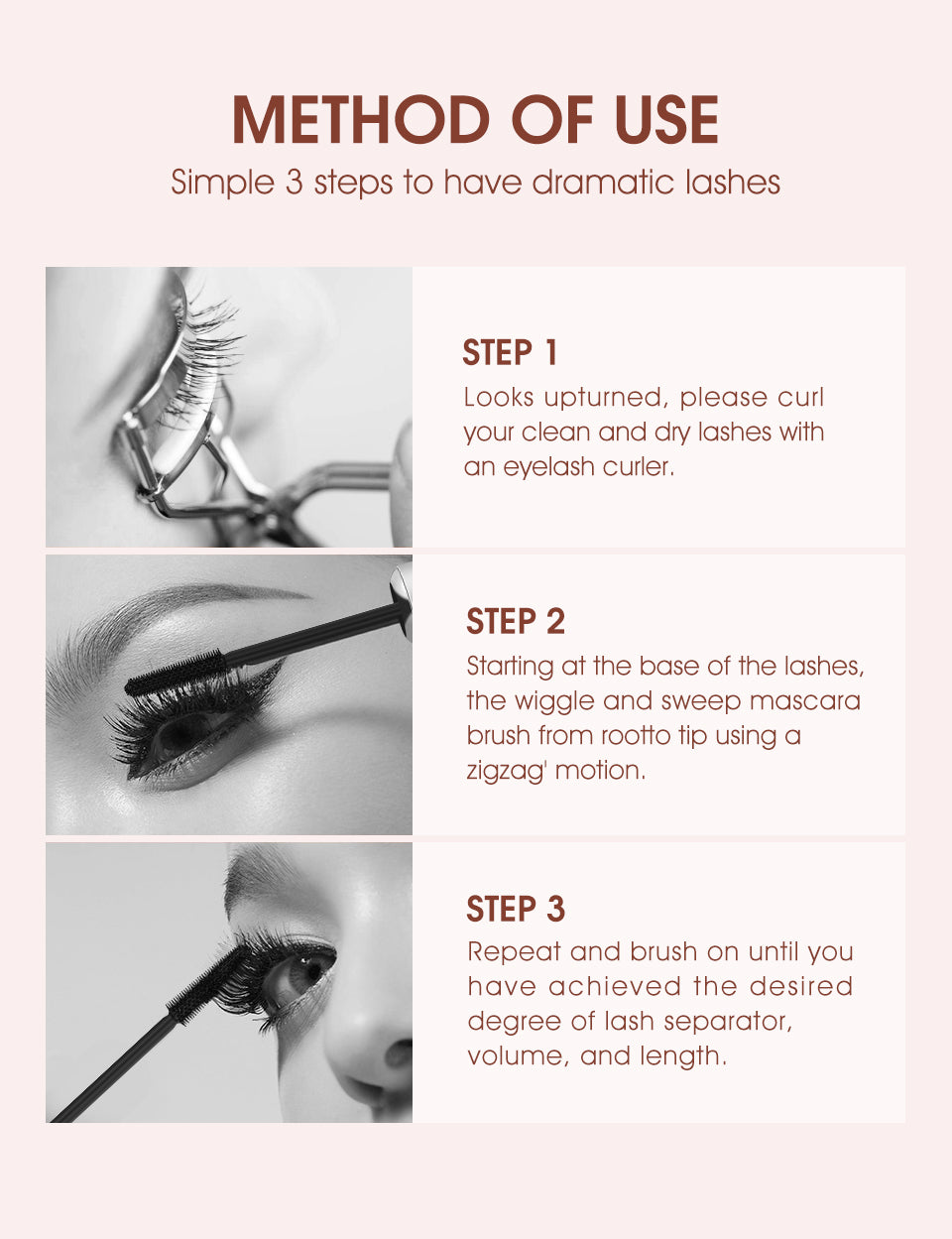 O.TWO.O New Arrival Lengthening Thickness Curl Black Mascara