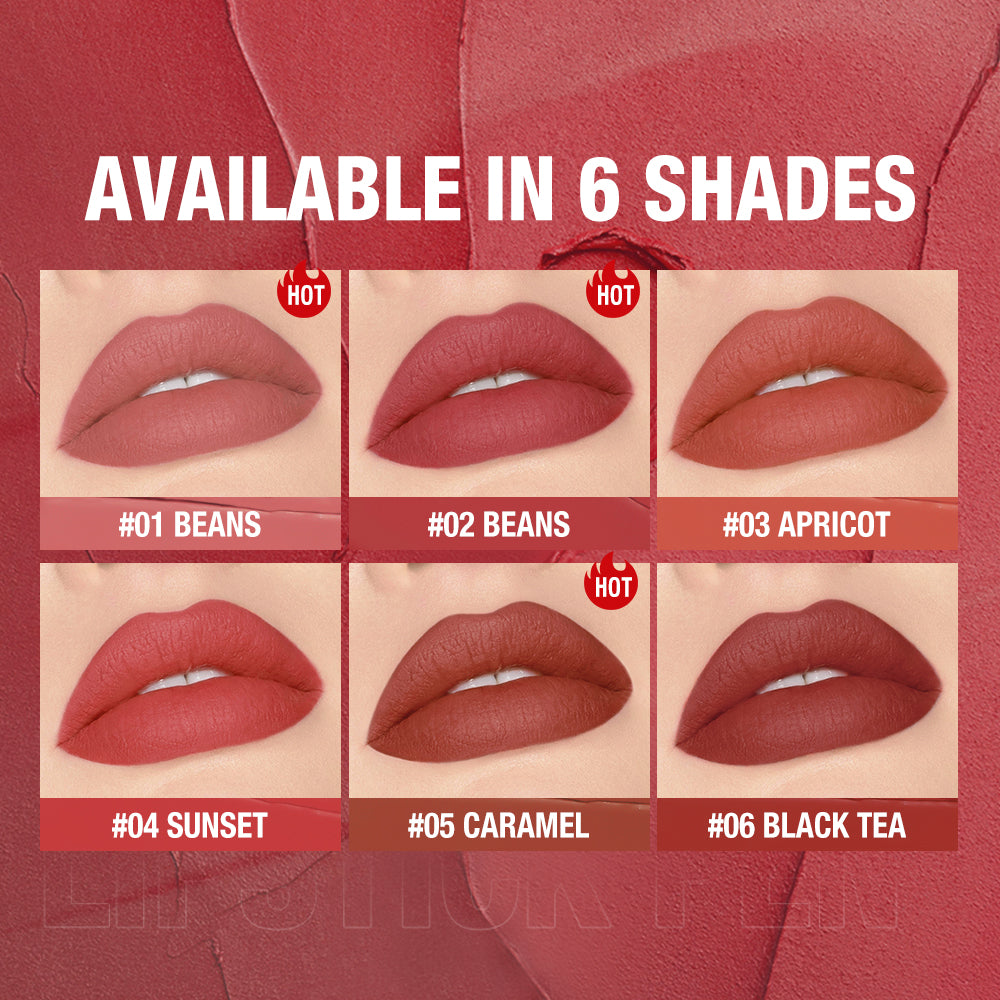 O.TWO.O New Arrival 6 Color Lipstick Pen Matt Finish  Lip Liner Pencil