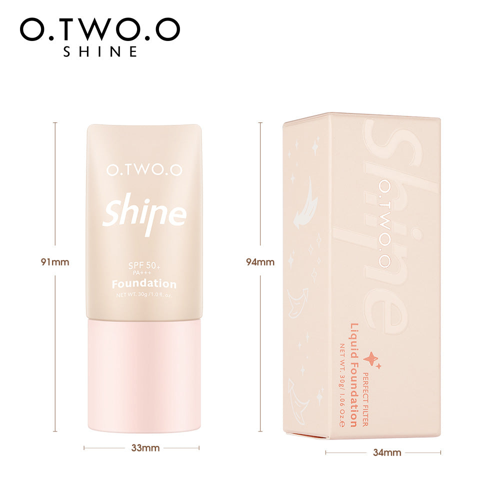 O.TWO.O SHINE High Coverage Natural Liquid Foundation