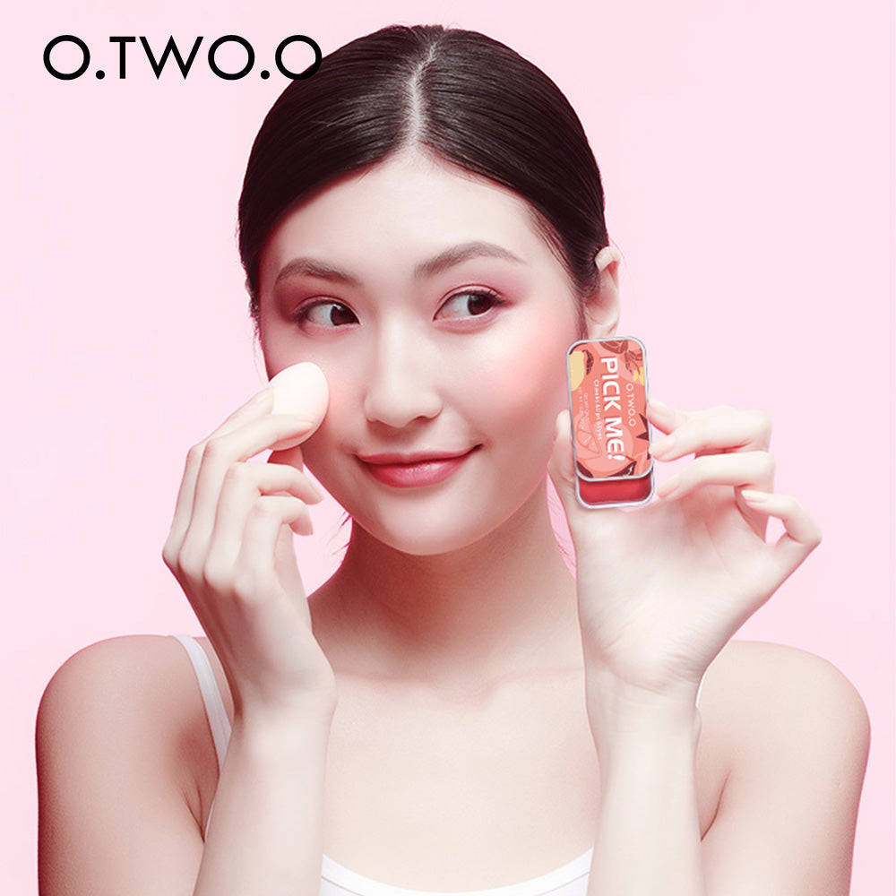 Multiple Uses Face Blusher High Pigment Makeup Cream for Cheek Lips Eyes