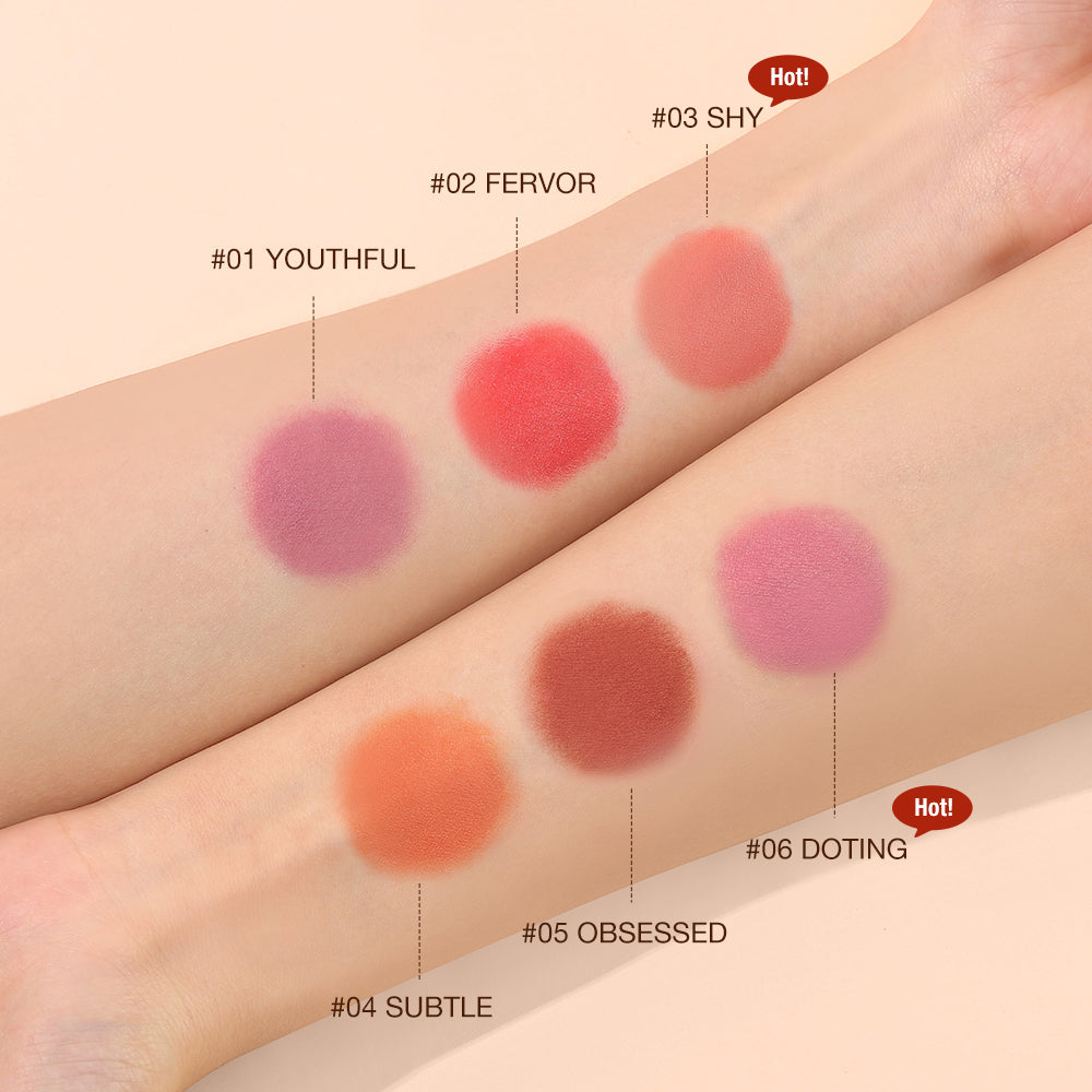 O.TWO.O 8 Colors High Pigment Blush Stick
