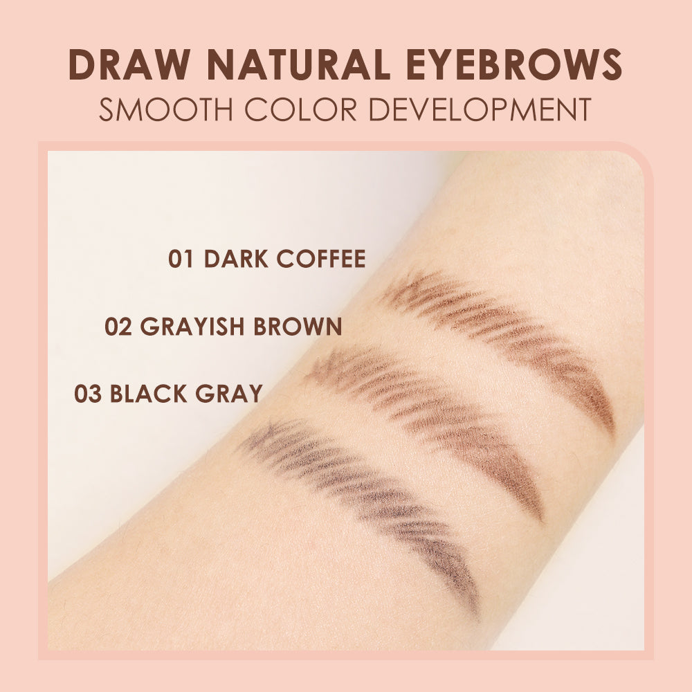 O.TWO.O SHINE Series 3 Colors Charming Slender Painter Eyebrow Pencil