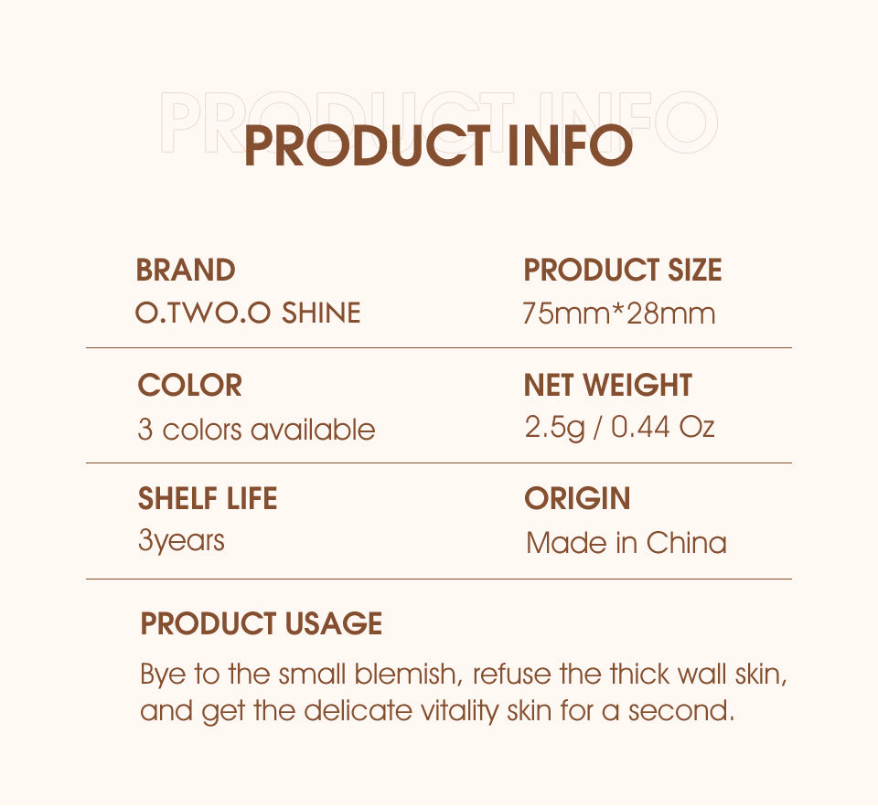 O.TWO.O SHINE Air Cushion BB  Cream Foundation