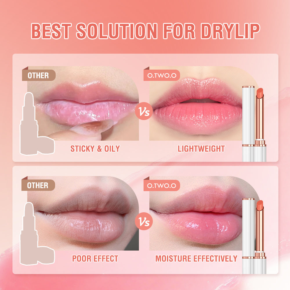 Colored Lip Balm Moisturizes 4 Color Protects lips With Beewax Lip Stick