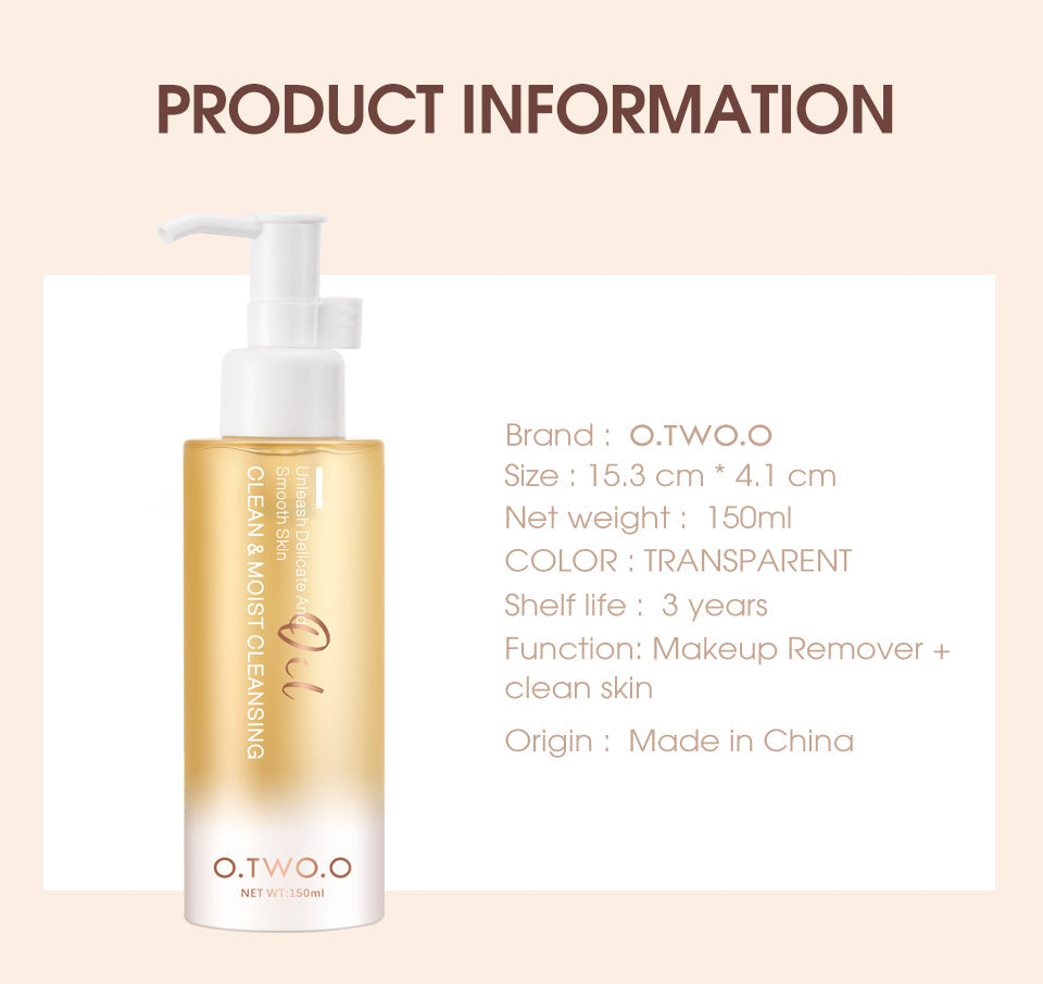 O.TWO.O Oil Makeup Remover Cleansing Oil