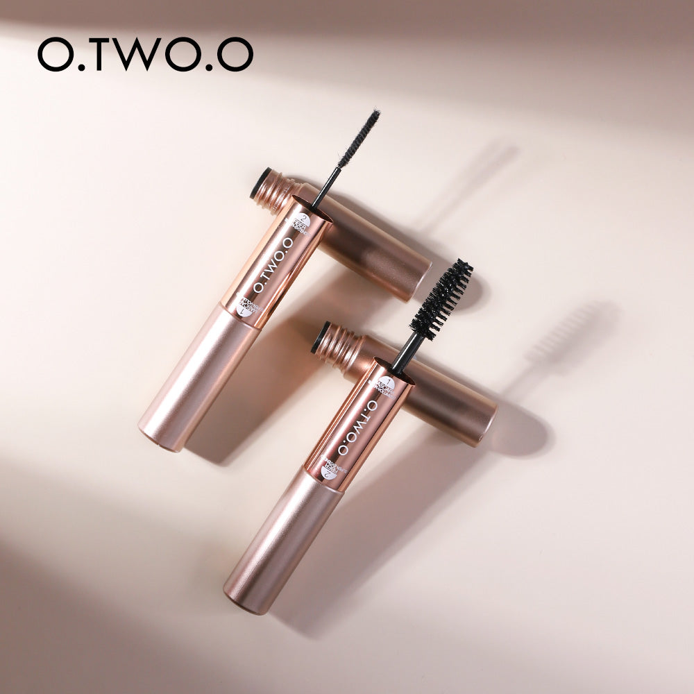 O.TWO.O Miracle Double Head 2 in 1 Mascara Waterproof Lengthening Eyelash Sweat Proof Easy Wearing Mascara