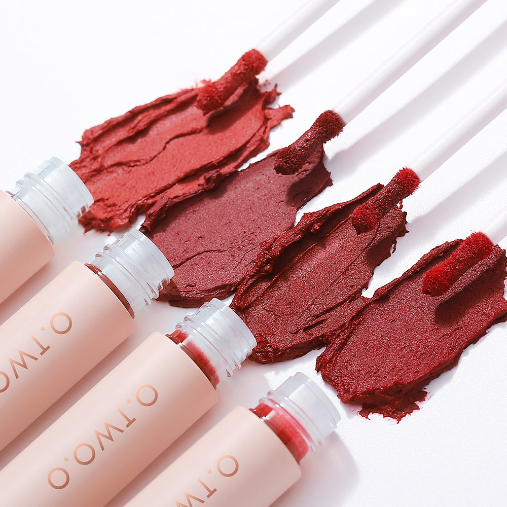 O.TWO.O SHINE Series 8 Colors Lip Mud Soft Velvet Matte lipstick
