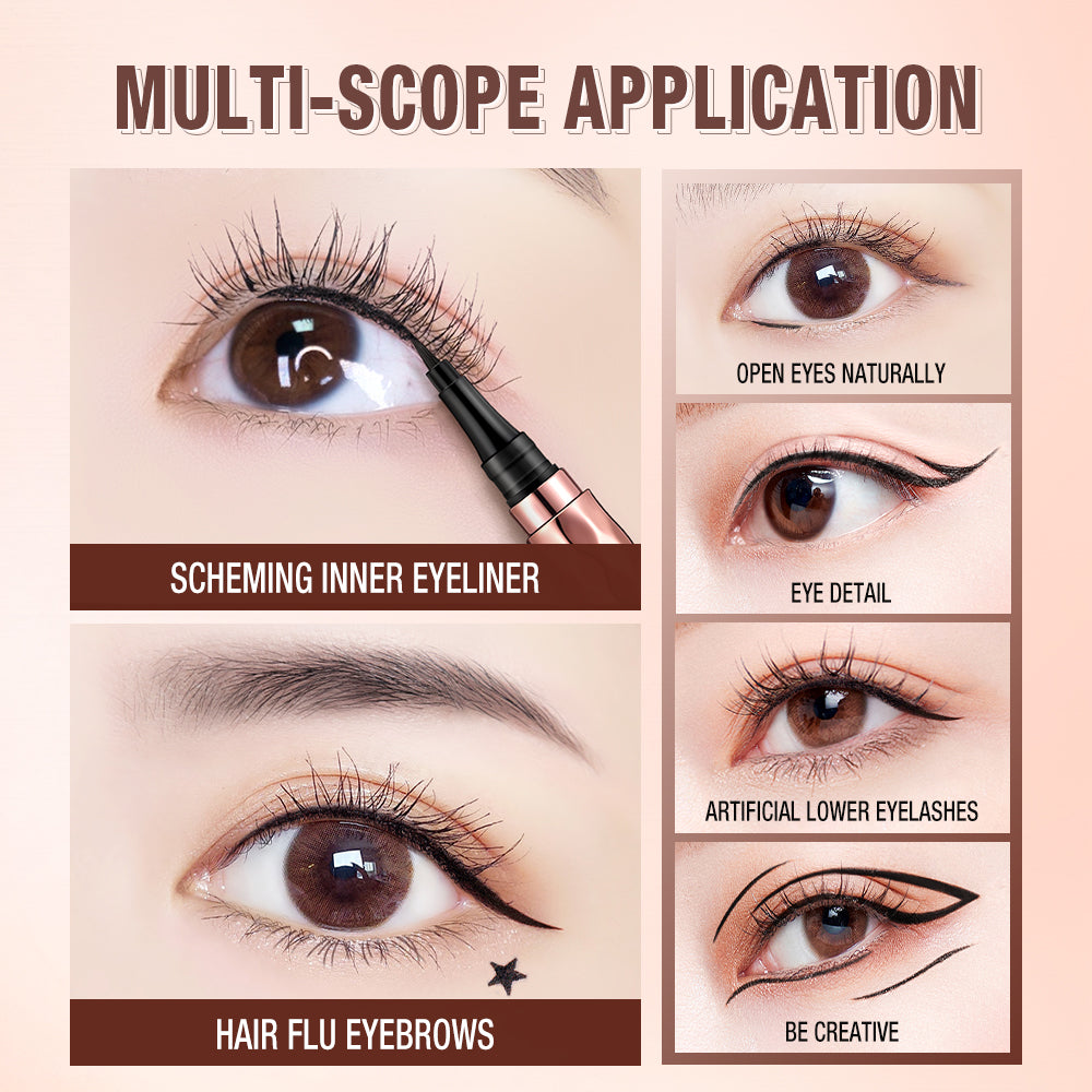 O.TWO.O Smooth and Long-Lasting Black Eyeliner