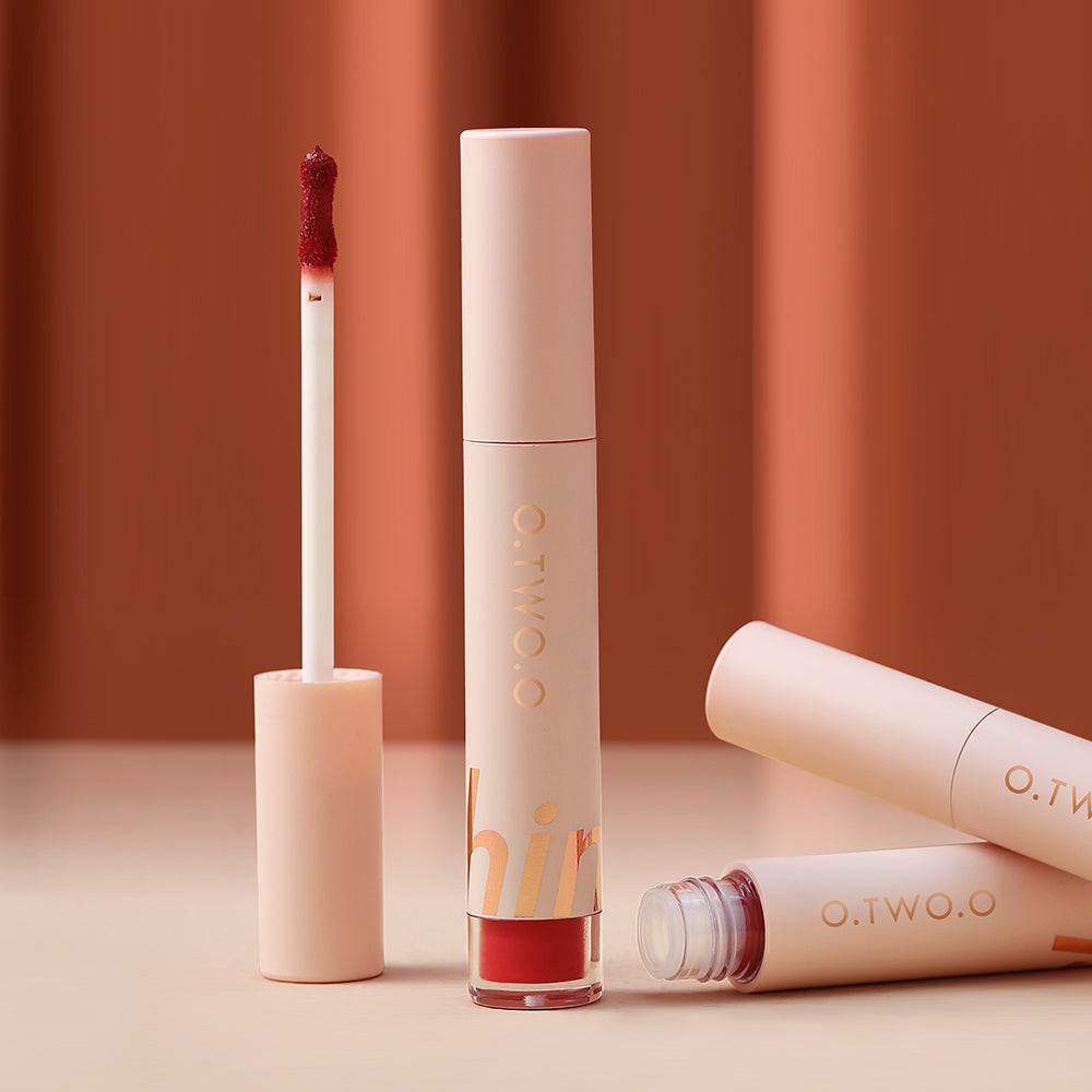 O.TWO.O SHINE Series 8 Colors Lip Mud Soft Velvet Matte lipstick