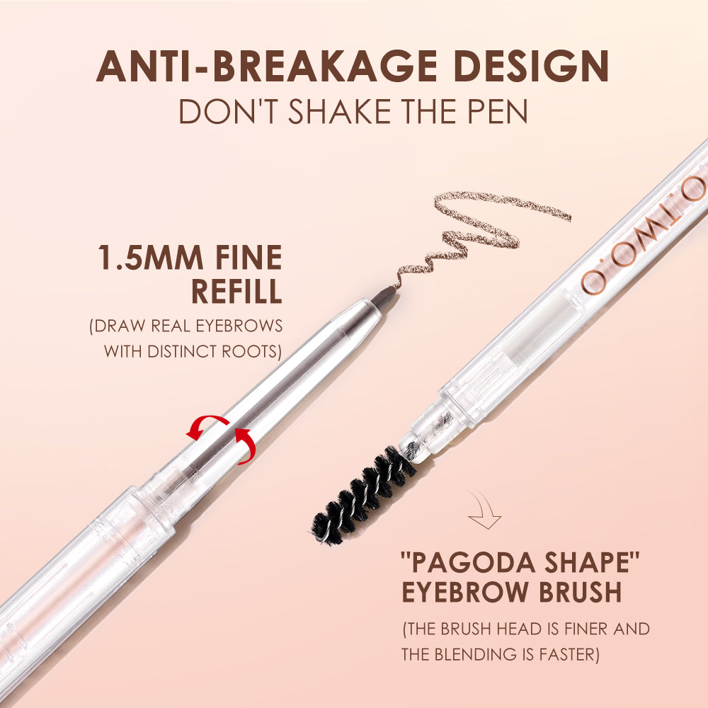 O.TWO.O SHINE Series 3 Colors Charming Slender Painter Eyebrow Pencil