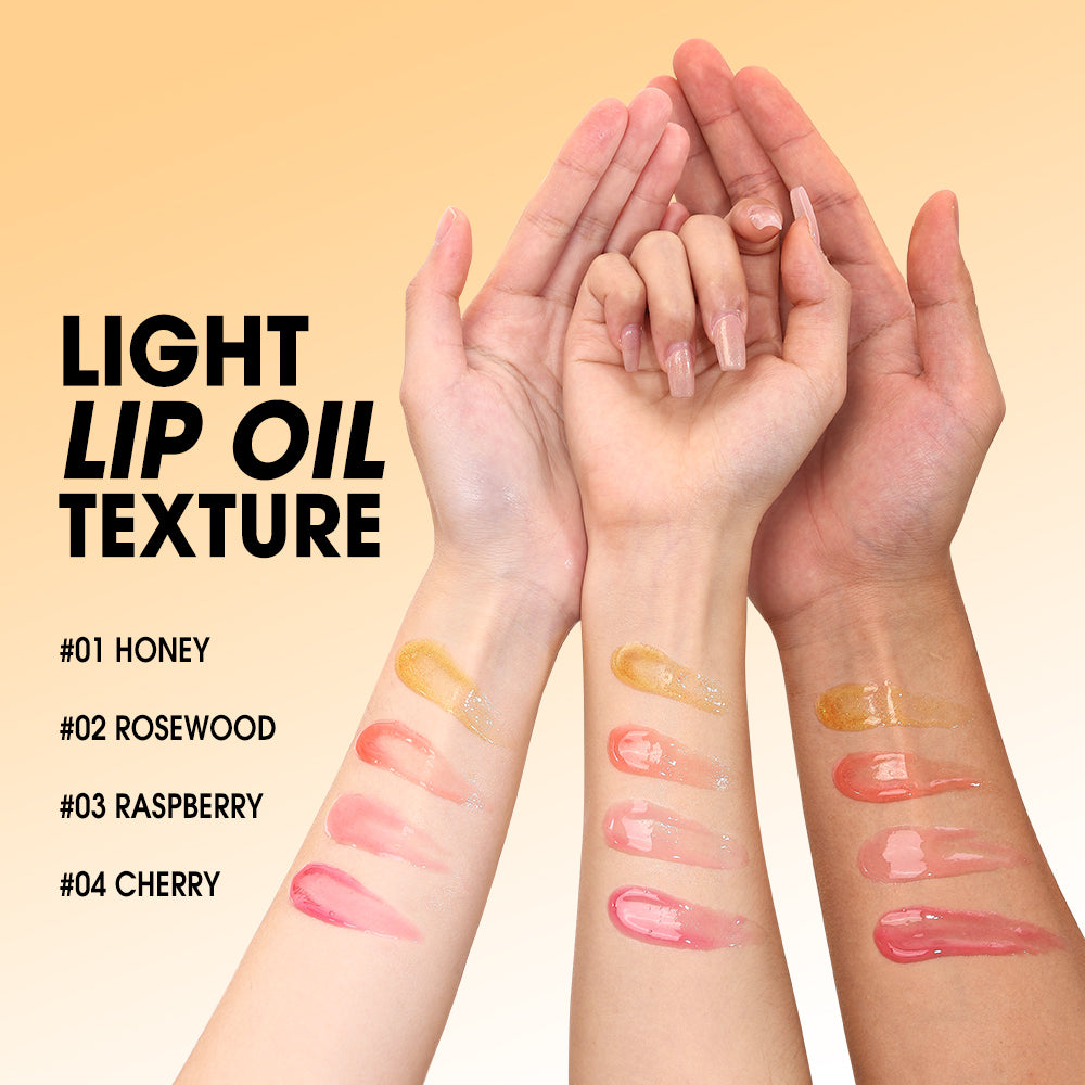 O.TWO.O Crystal Shiny Deeply Hydrates Repair Lip Oil For Dry Lips