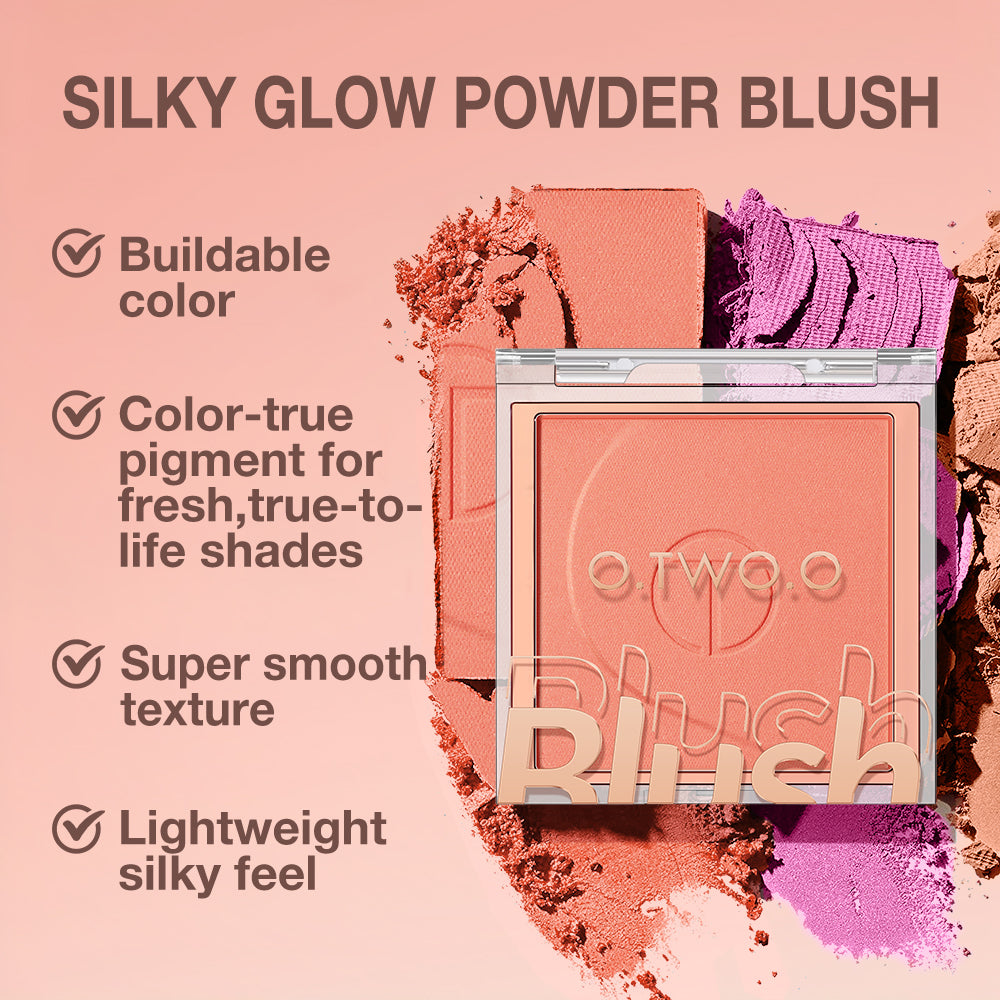 O.TWO.O High Pigment 6 Color Blush Pallete Powder