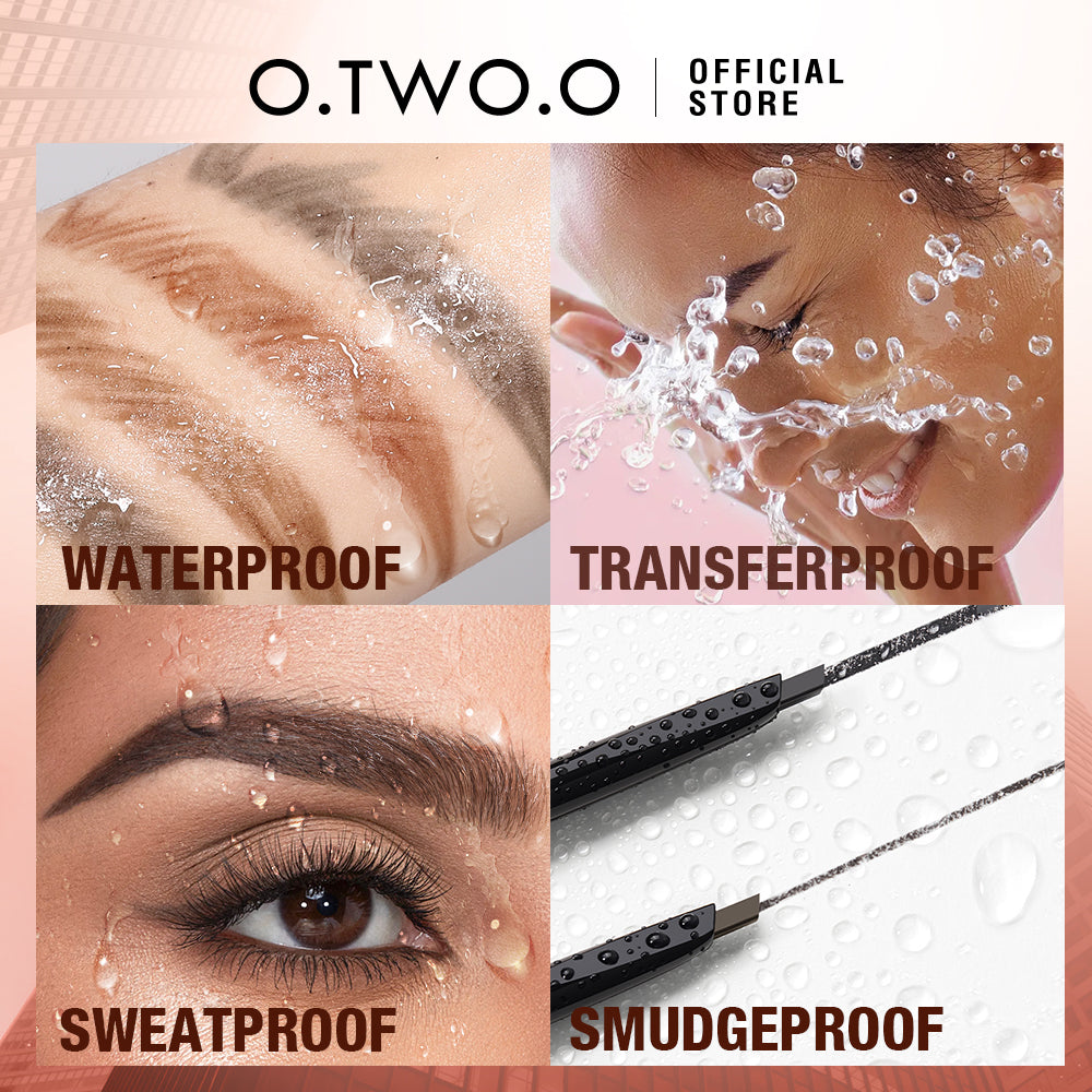 O.TWO.O 3 IN 1 Eyebrow Pen with Eyebrow scraper, brush, eyebrow pencil