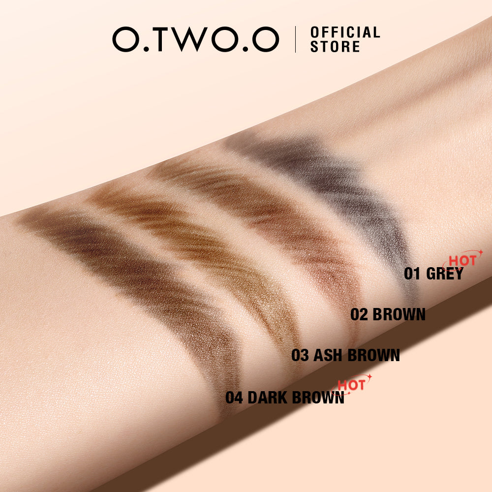 O.TWO.O 3 IN 1 Eyebrow Pen with Eyebrow scraper, brush, eyebrow pencil