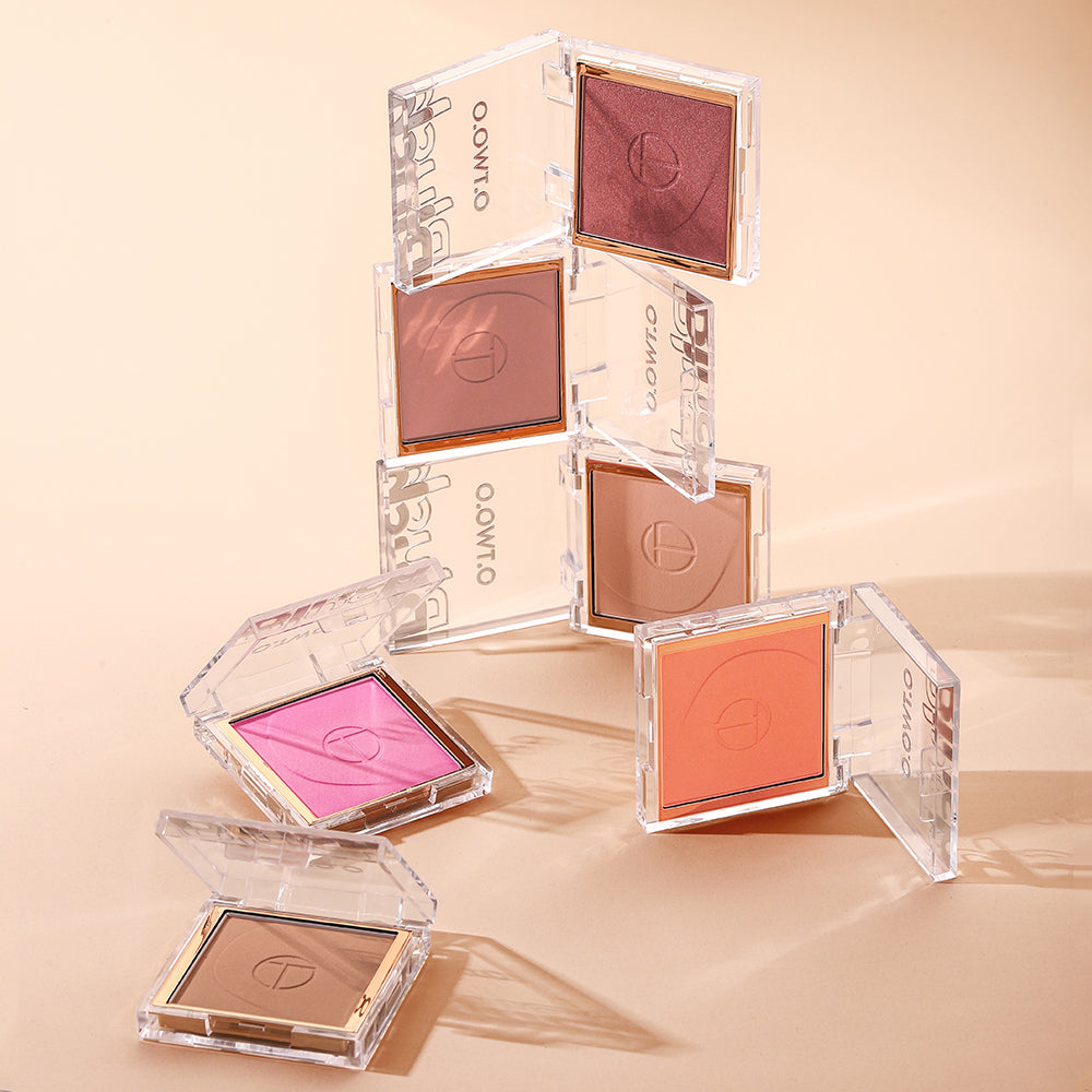 O.TWO.O High Pigment 6 Color Blush Pallete Powder
