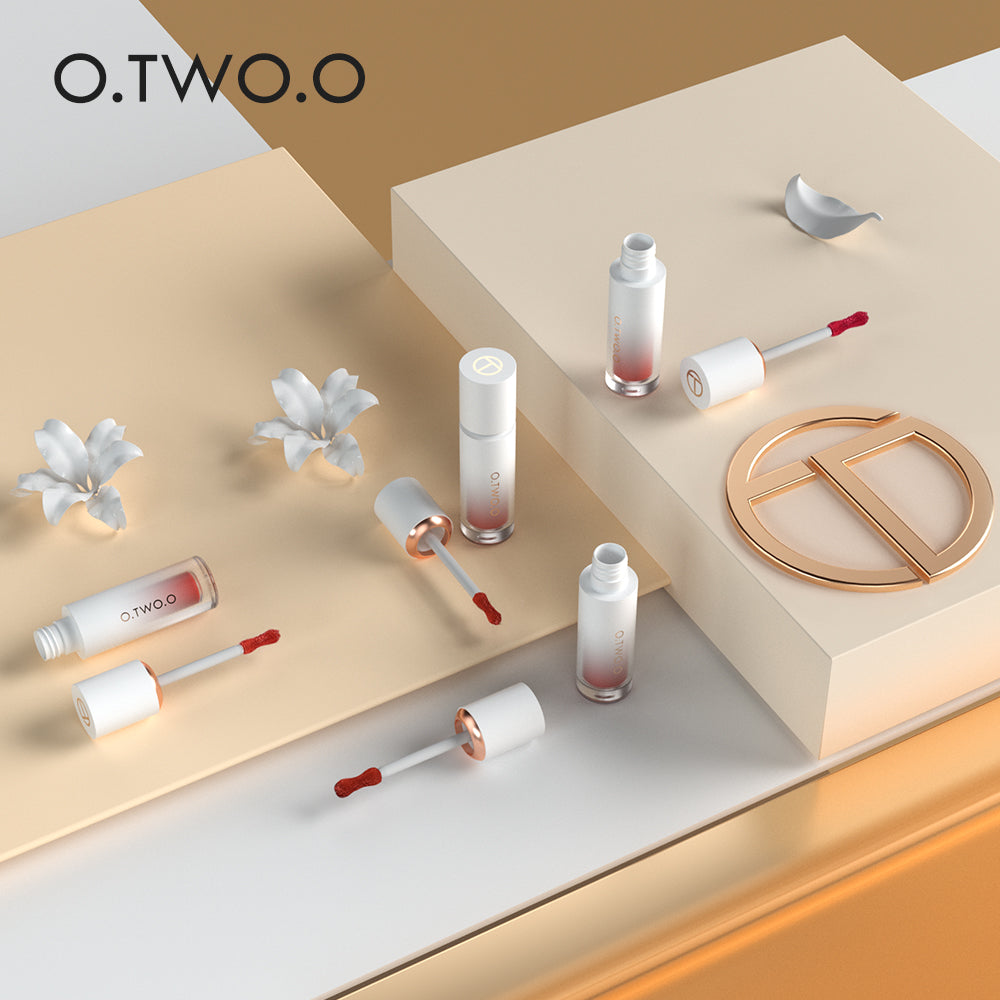 O.TWO.O New Arrival Velvet Matte Finish Rich 12 colors Lip Gloss