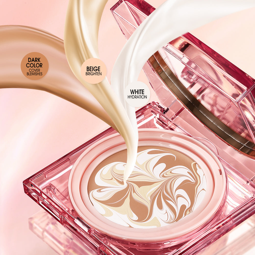 O.TWO.O New Arrival Matte and Moist Good Coverage Air cushion powder paste