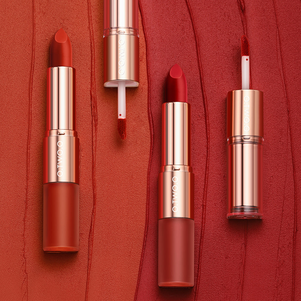 O.TWO.O  2 in 1 Lipstick Double Head Lipstick and Lip Mud