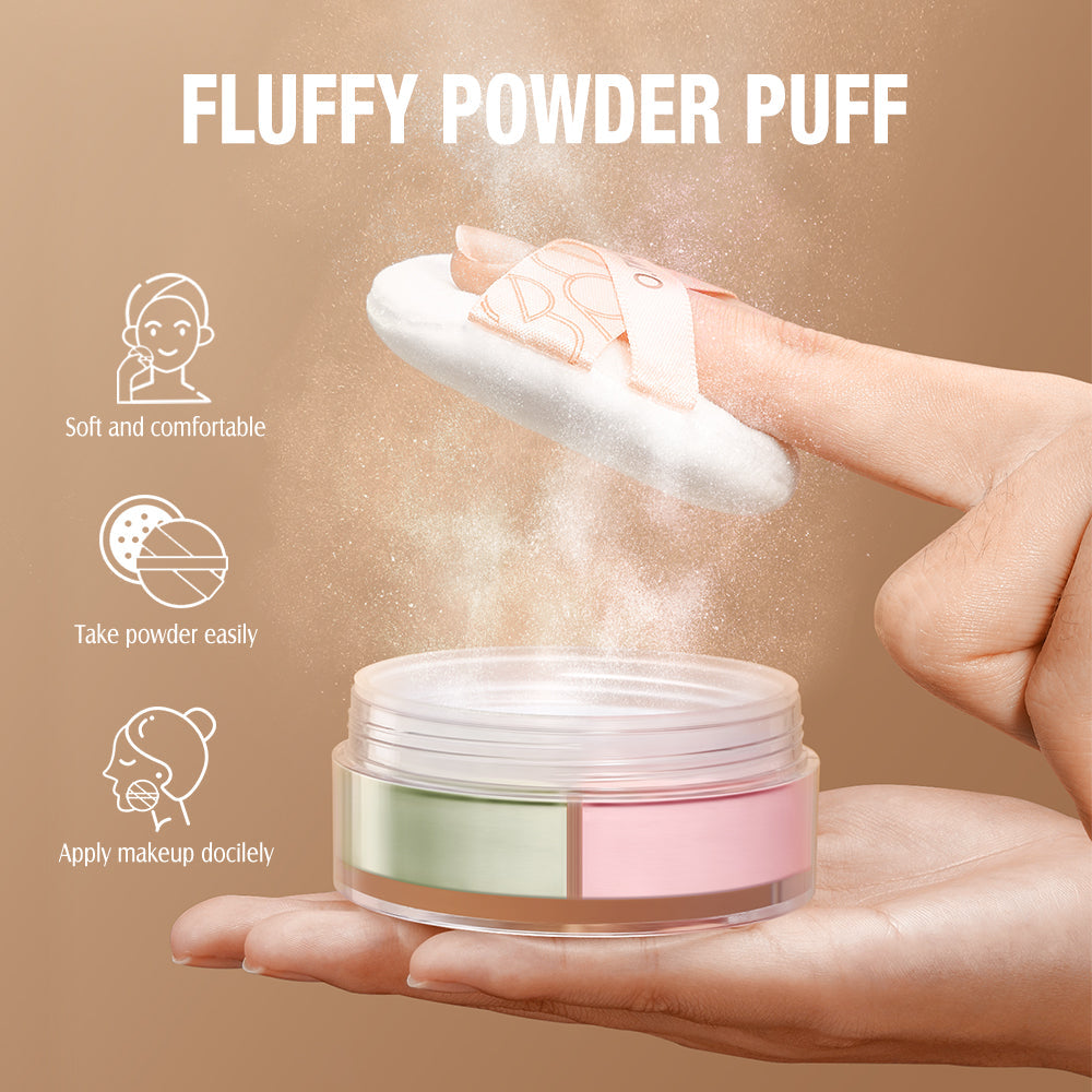 O.TWO.O New Arrival Face Setting Powder 3 Color Fine Powder Oil Control Makeup Loose Powder
