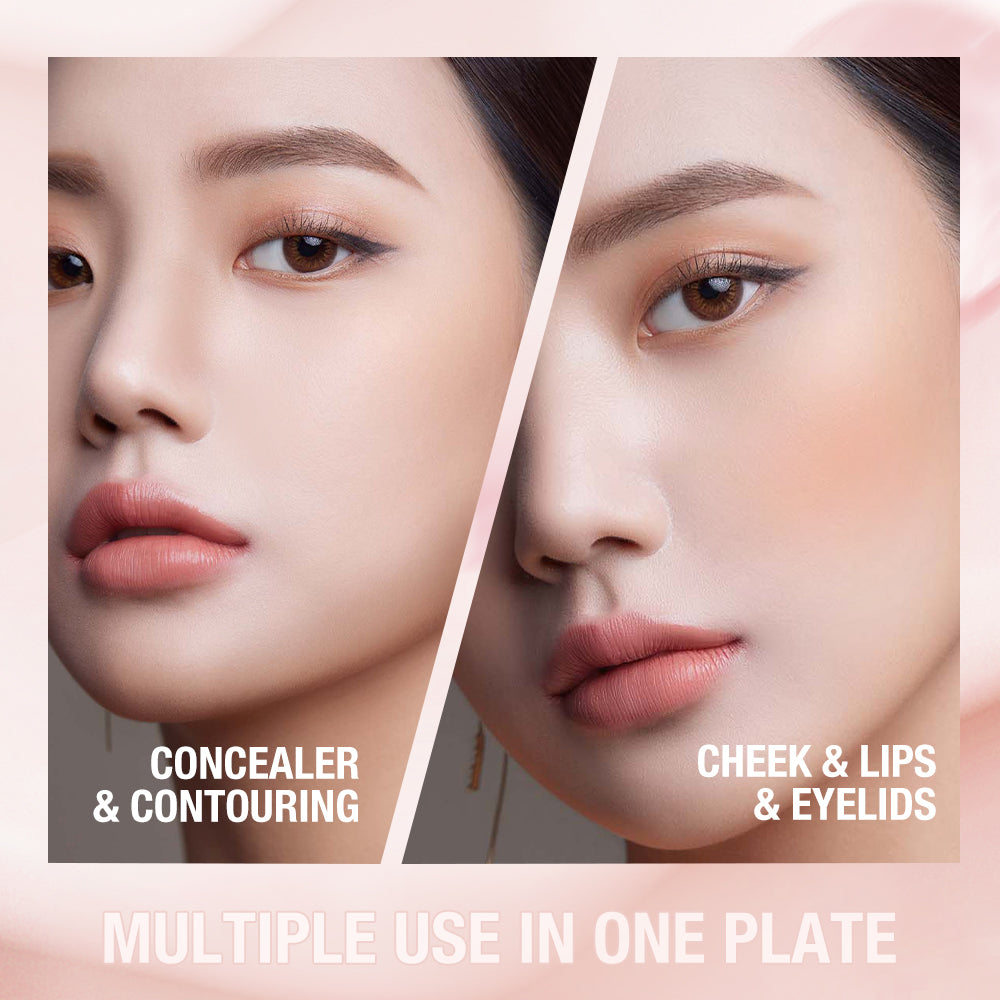 O.TWO.O New Makeup Pallete Of Concealer Contour Blush Cream