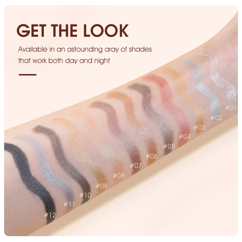 O.TWO.O New Arrival 12 Colors Eye Shadow Pencil Multi-Effect Eyeshadow Stick