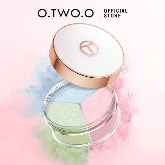 O.TWO.O New Arrival Face Setting Powder 3 Color Fine Powder Oil Control Makeup Loose Powder