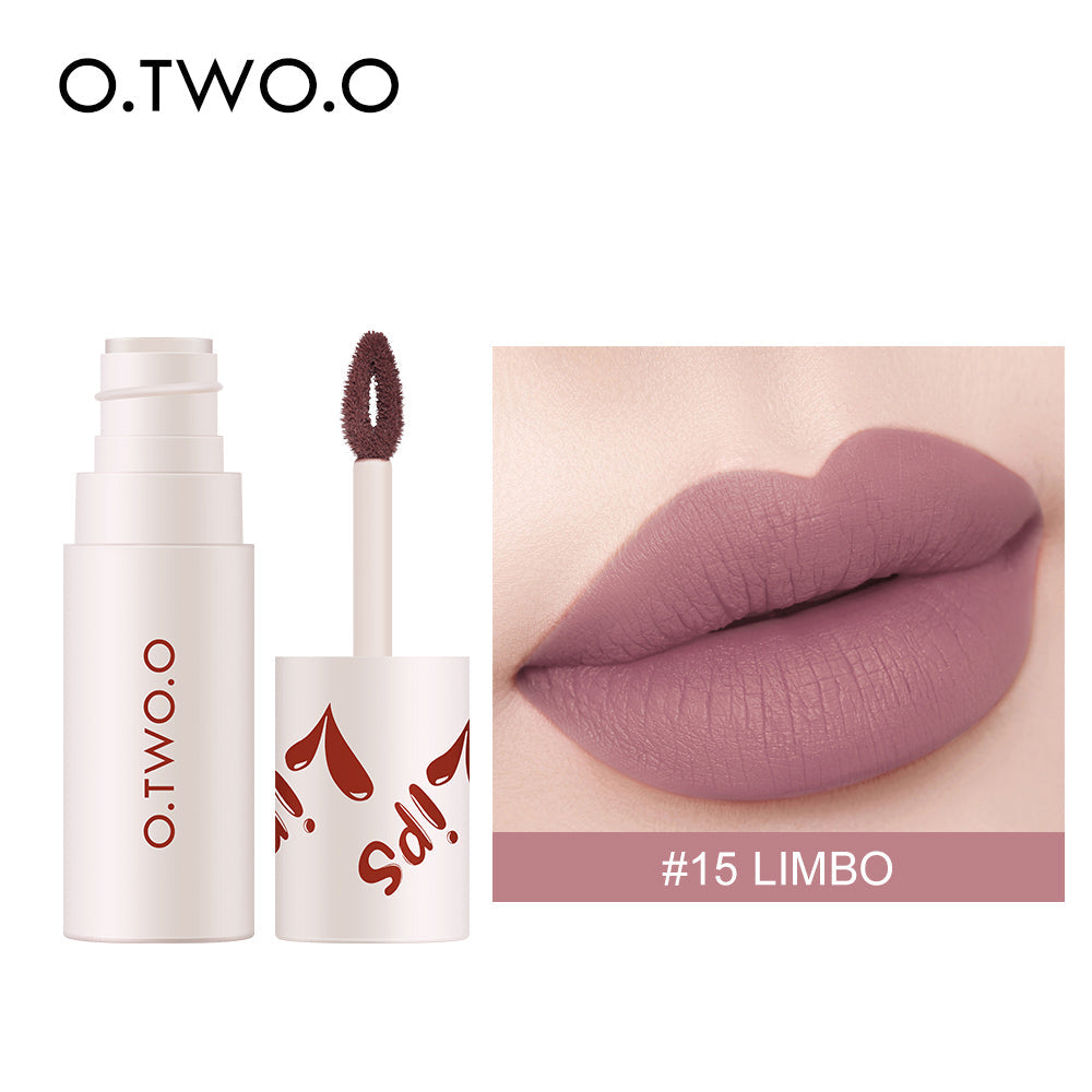 O.TWO.O New Velvet Matte Lip Cheek Mud High Pigment Long Lasting Lipstick Mud