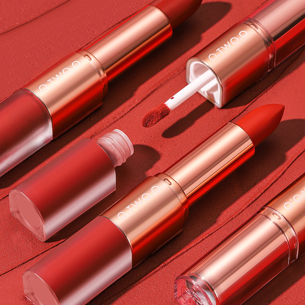 O.TWO.O  2 in 1 Lipstick Double Head Lipstick and Lip Mud