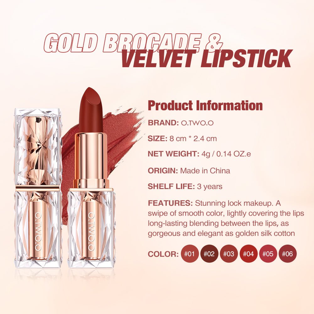 O.TWO.O  Velvet Matte Super Stay Lipstick