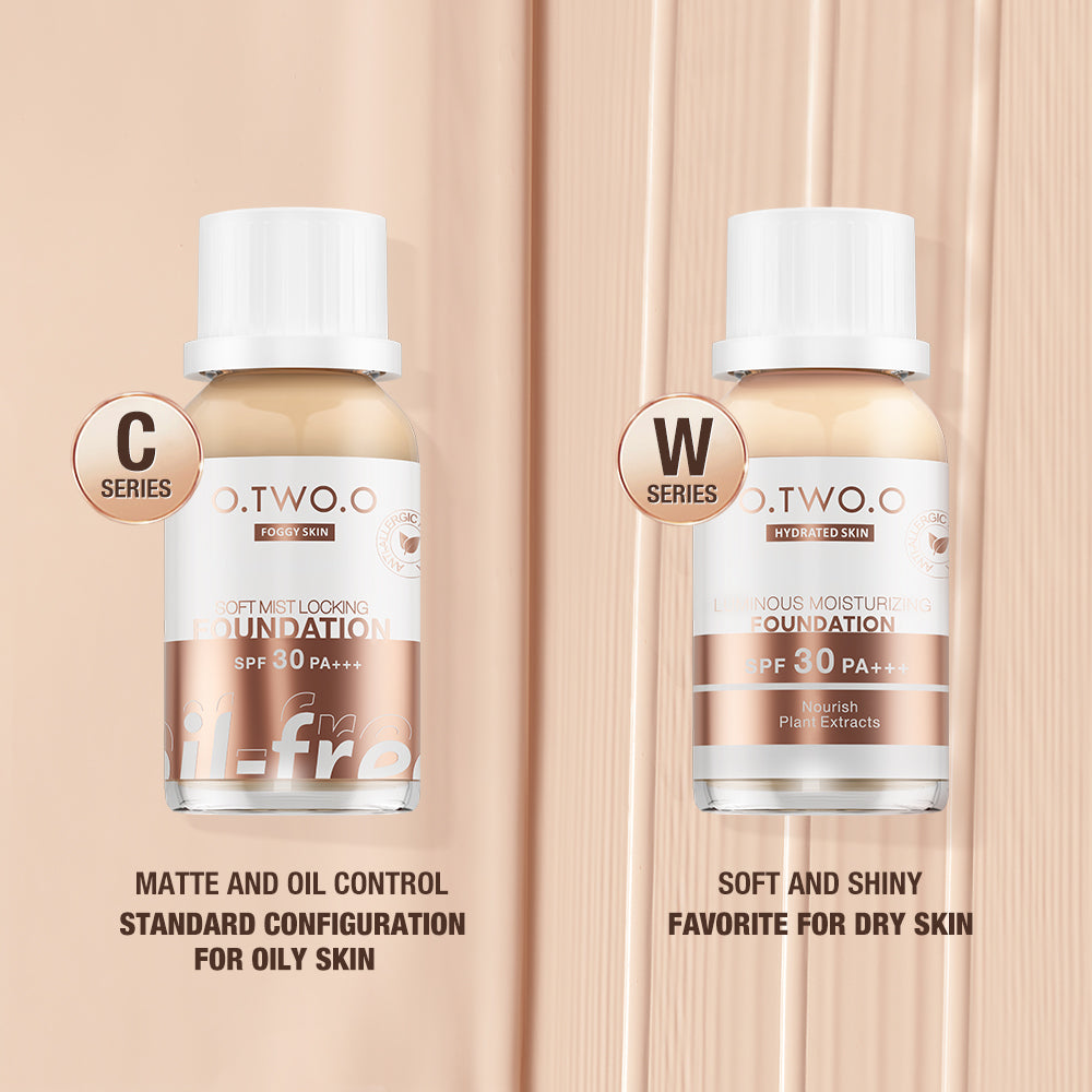 O.TWO.O Matt Finish Coverage Liquid Foundation