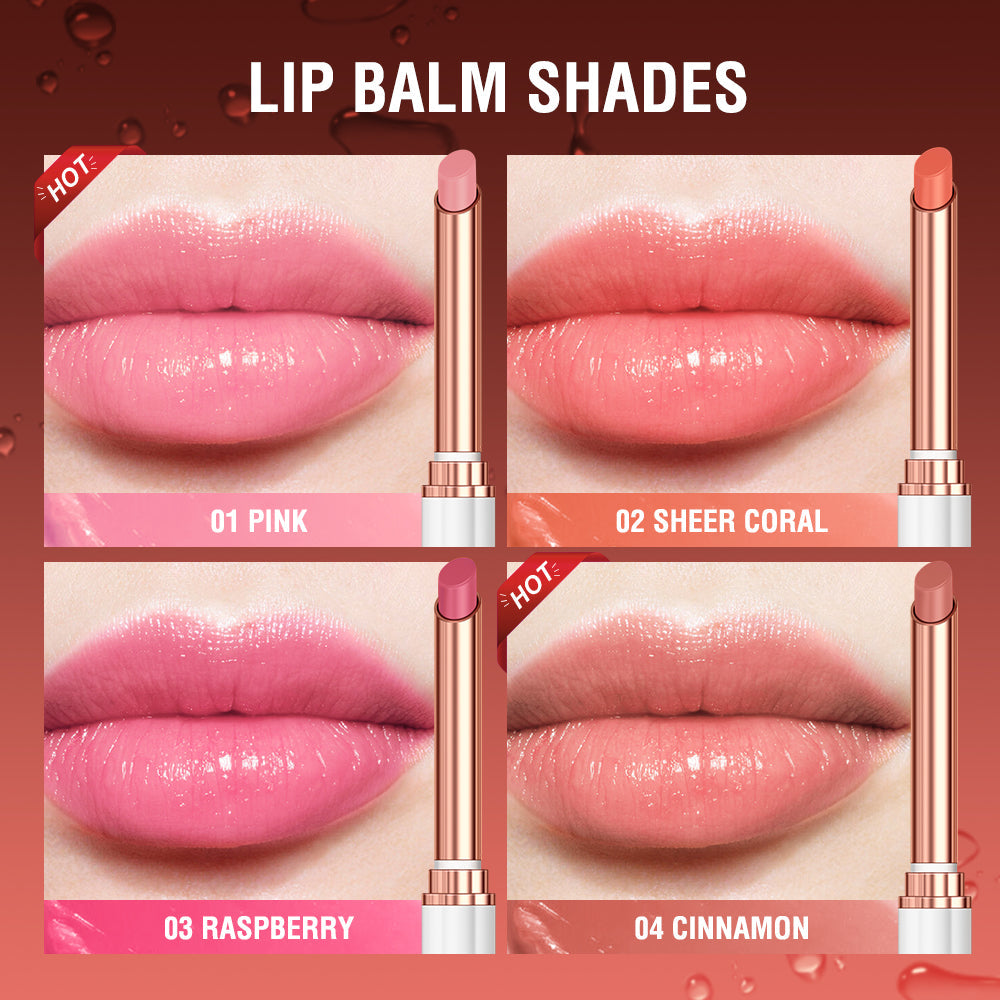 Colored Lip Balm Moisturizes 4 Color Protects lips With Beewax Lip Stick