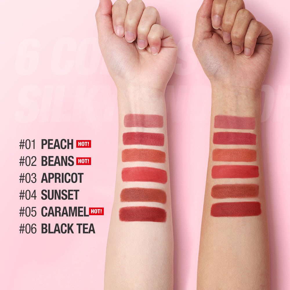 O.TWO.O New Arrival 6 Color Lipstick Pen Matt Finish  Lip Liner Pencil