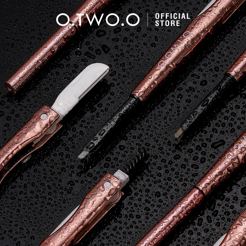 O.TWO.O 3 IN 1 Eyebrow Pen with Eyebrow scraper, brush, eyebrow pencil