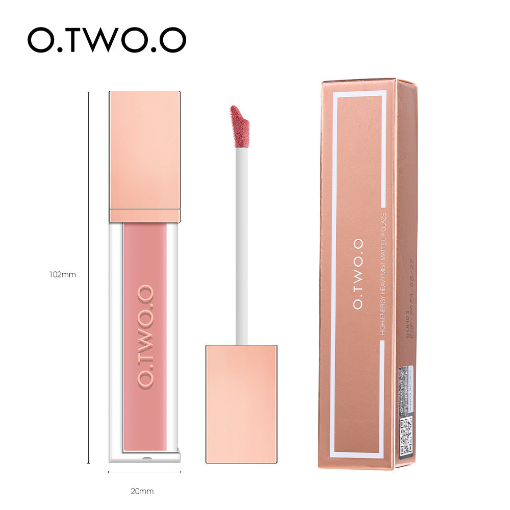 O.TWO.O New Arrival 12 Colors Matte and Strong Waterproof Lip Gloss