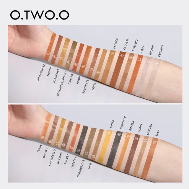 O.TWO.O Harvest 28 Colors Eyeshadow Palette