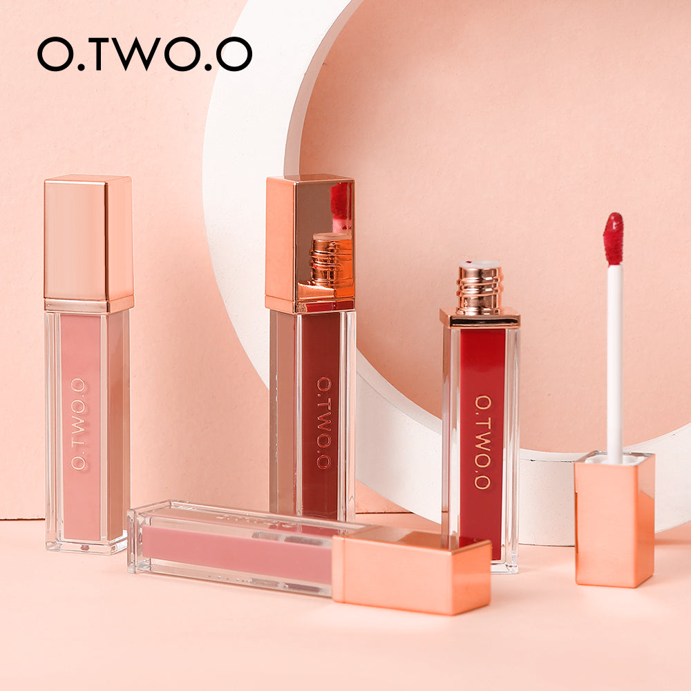 O.TWO.O New Arrival 12 Colors Matte and Strong Waterproof Lip Gloss