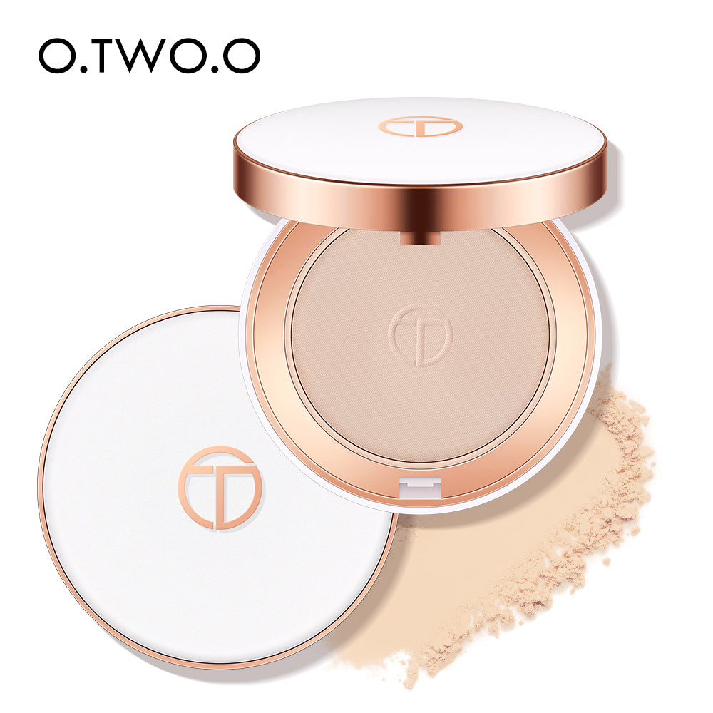 O.TWO.O New Arrival Matte and Silky White Case Pressed Setting Powder