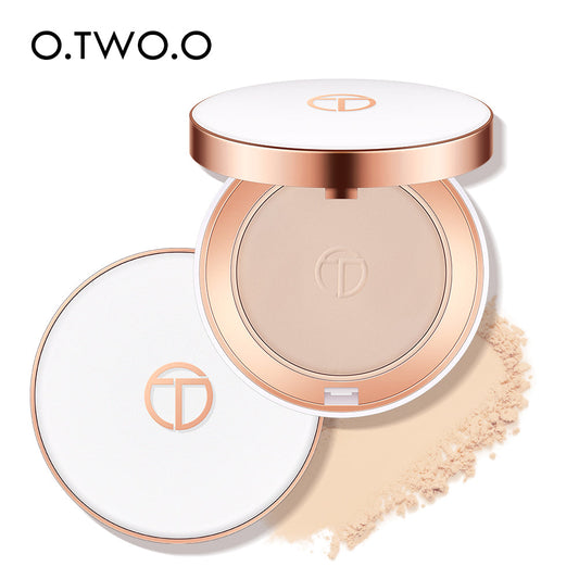 O.TWO.O New Arrival Matte and Silky White Case Pressed Setting Powder