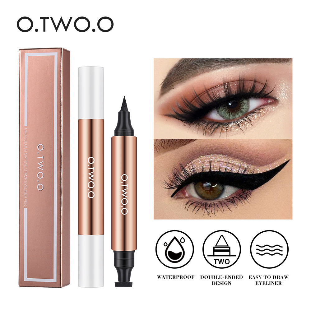 O.TWO.O 2 in 1 Stamp Eyeliner with Sponge Head Big Eyeliner