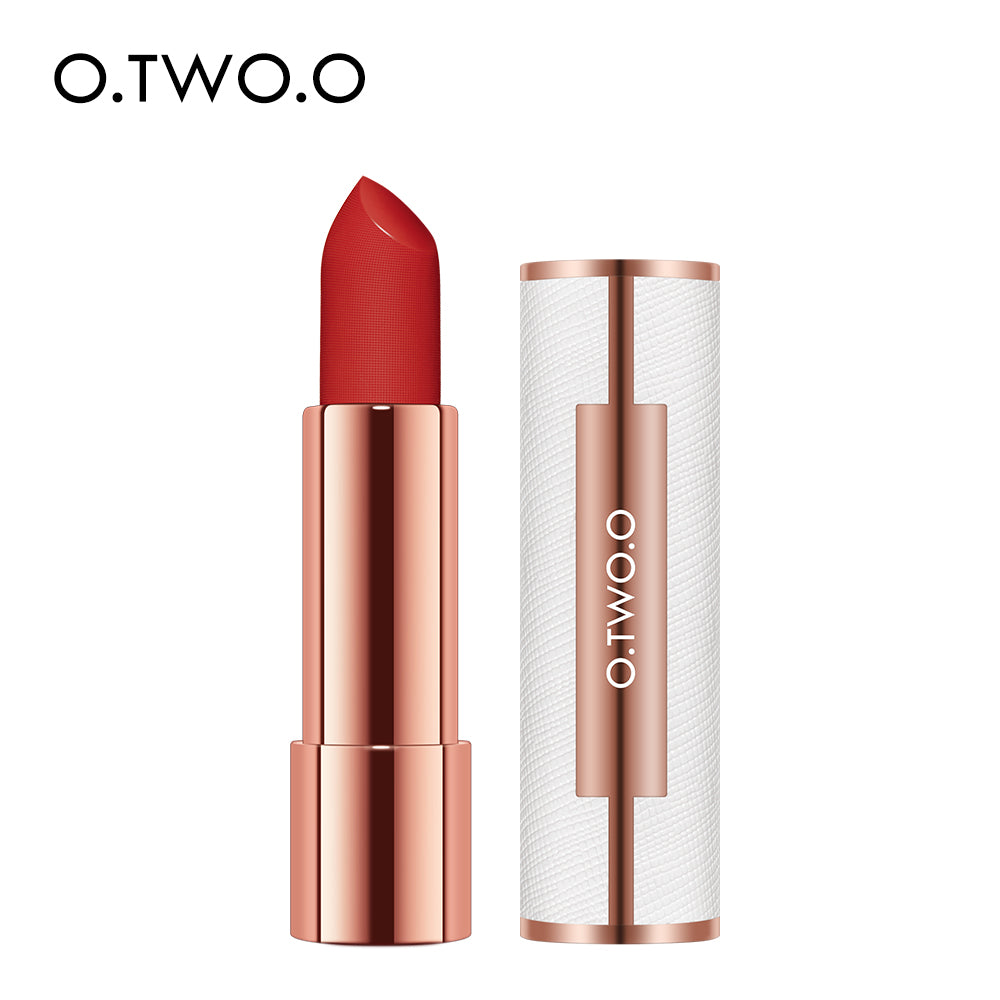 O.TWO.O Rouge Lipstick 12 Colors Semi-matte Moisturize Matte Waterproof Whit tube Lipstick