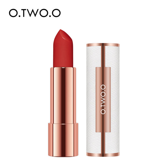 O.TWO.O Rouge Lipstick 12 Colors Semi-matte Moisturize Matte Waterproof Whit tube Lipstick