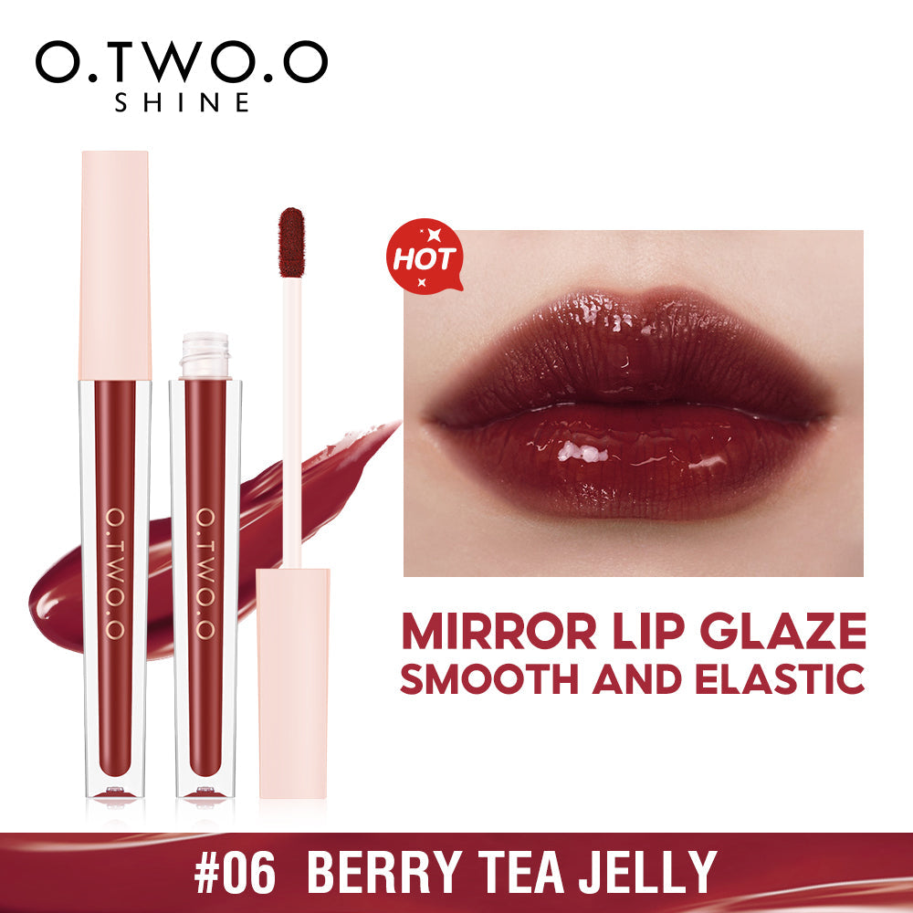 O.TWO.O SHINE Series 6 Colors Mirror and Smooth Lip Glaze