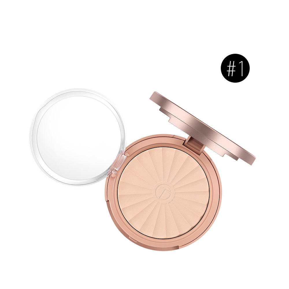 O.TWO.O Face Makeup Natural Look Perfect Light Pressed Powder Matte Long lasting Powder