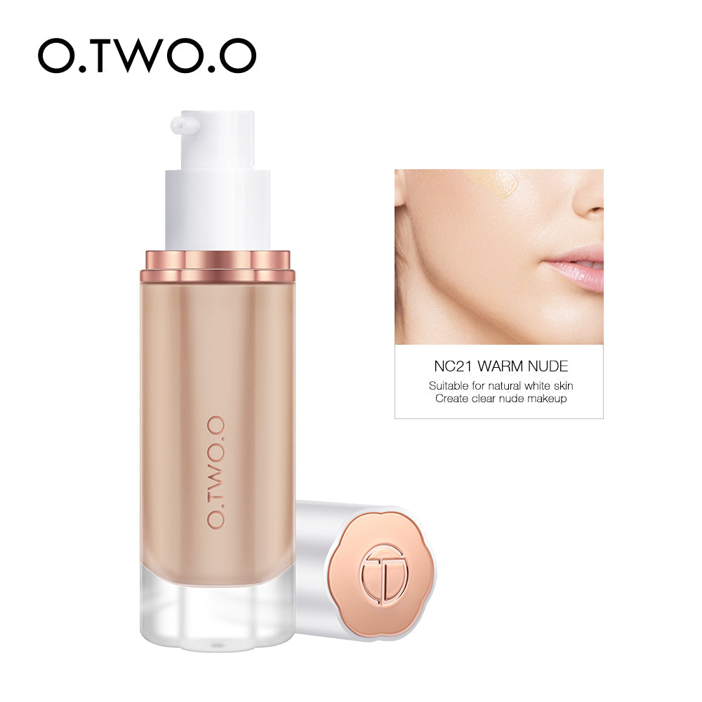 O.TWO.O Full Coverage Whitening Sweat Liquid Foundation
