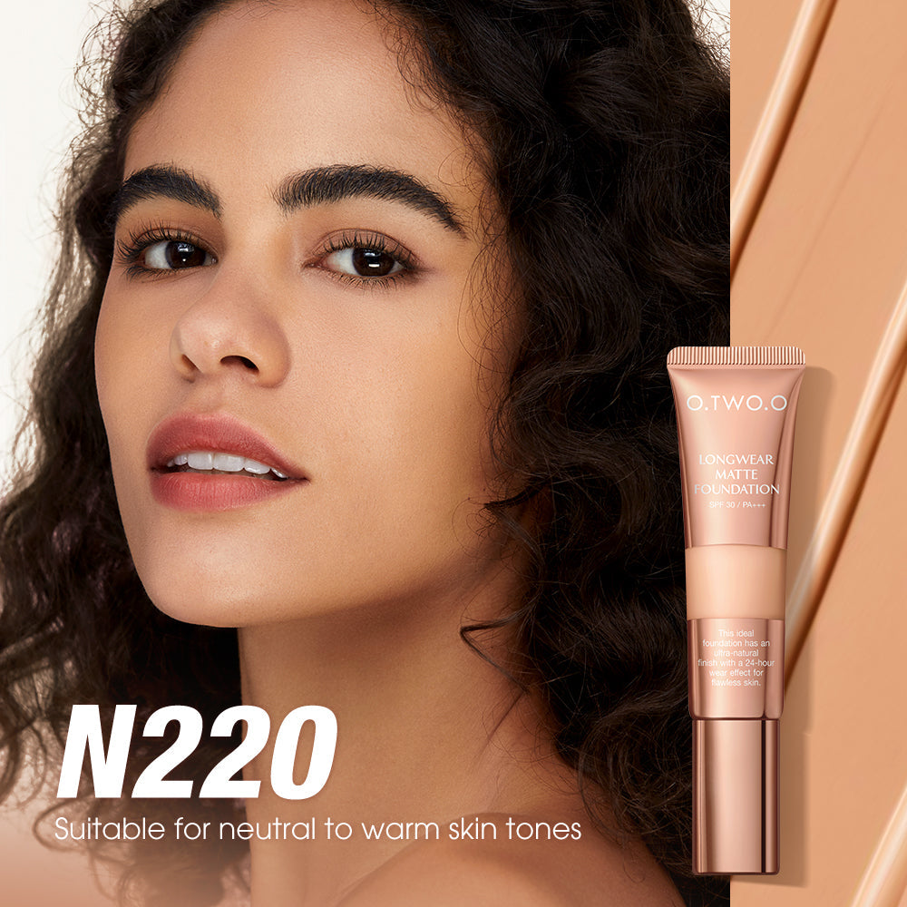 O.TWO.O High Coverage Matte Finish Liquid Foundation