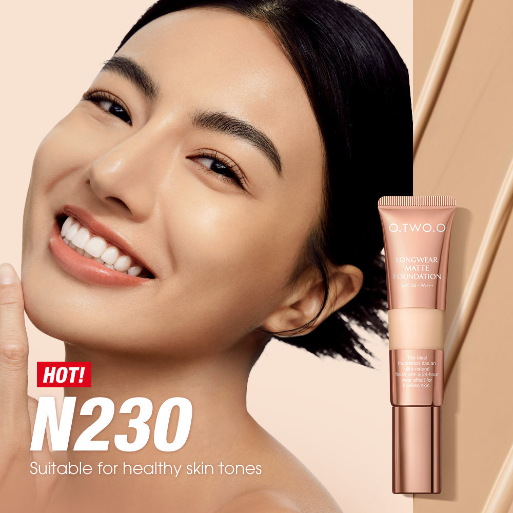 O.TWO.O High Coverage Matte Finish Liquid Foundation