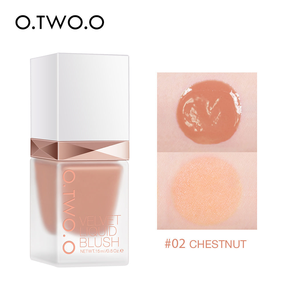 O.TWO.O  4 COLORS LIQUID BLUSHER