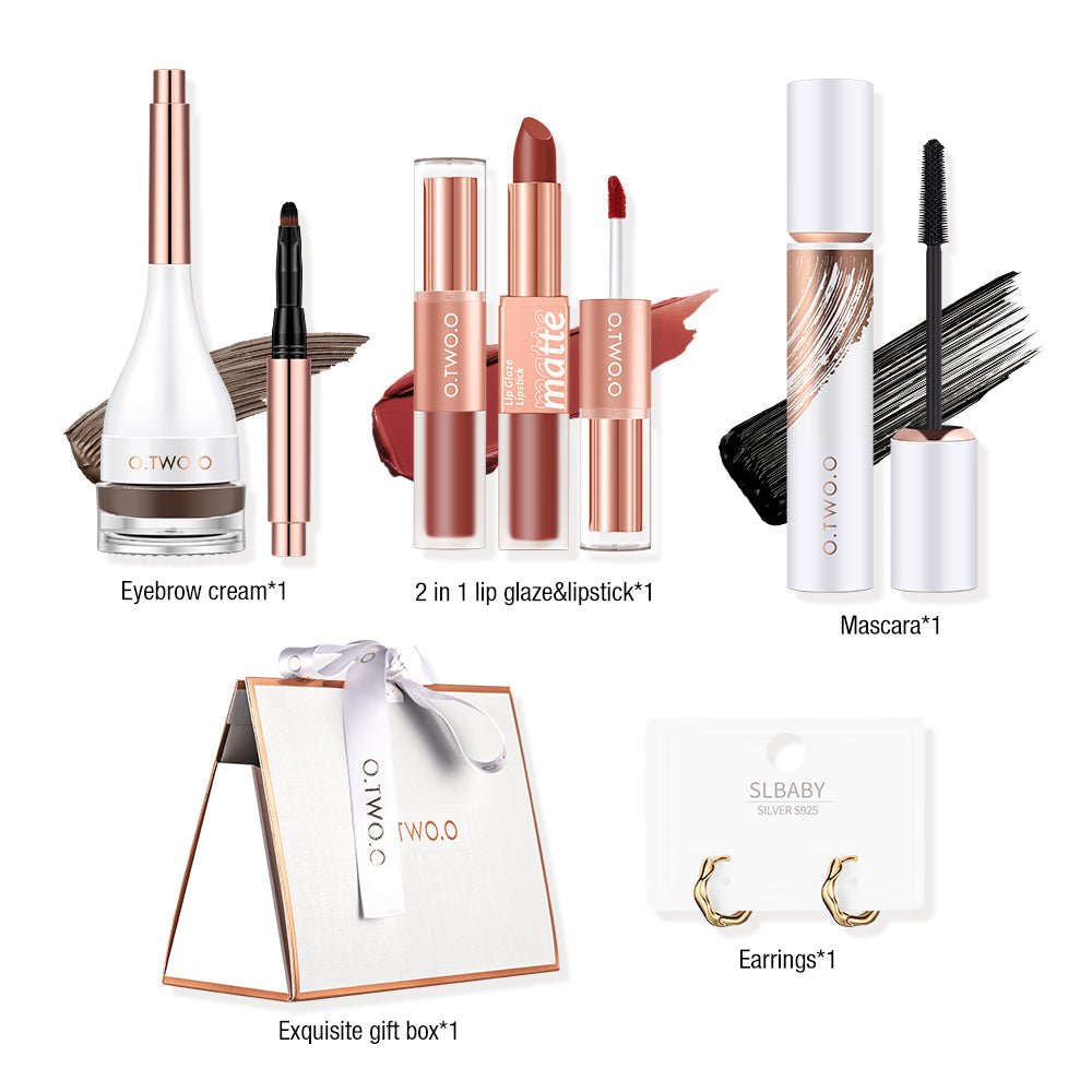 O.TWO.O Cosmetics and Makeup Set For Lip Eyebrow Eyelash
