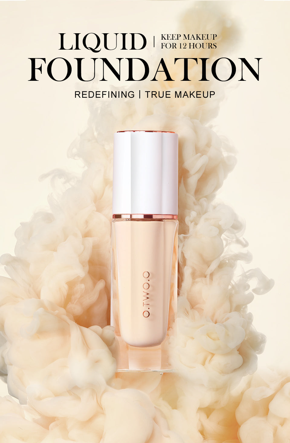 O.TWO.O High Concealer Moisturize Liquid Foundation with 4 colors